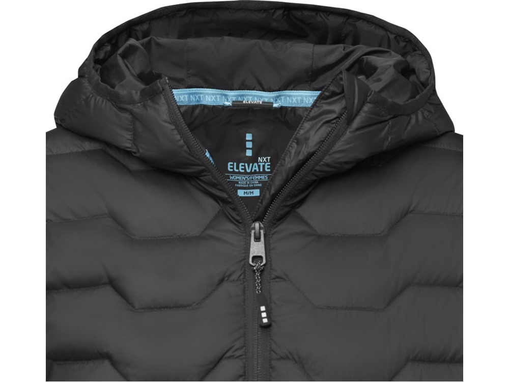 Женская утепленная куртка Petalite из материалов, переработанных по стандарту GRS - сплошной черный