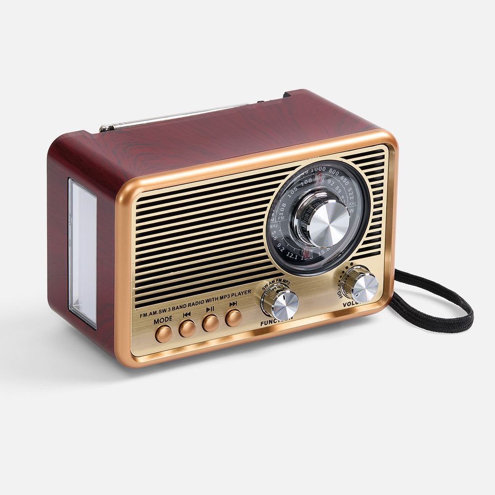 Bluetooth-колонка с радио Listenberg с логотипом Molti | Print Logo