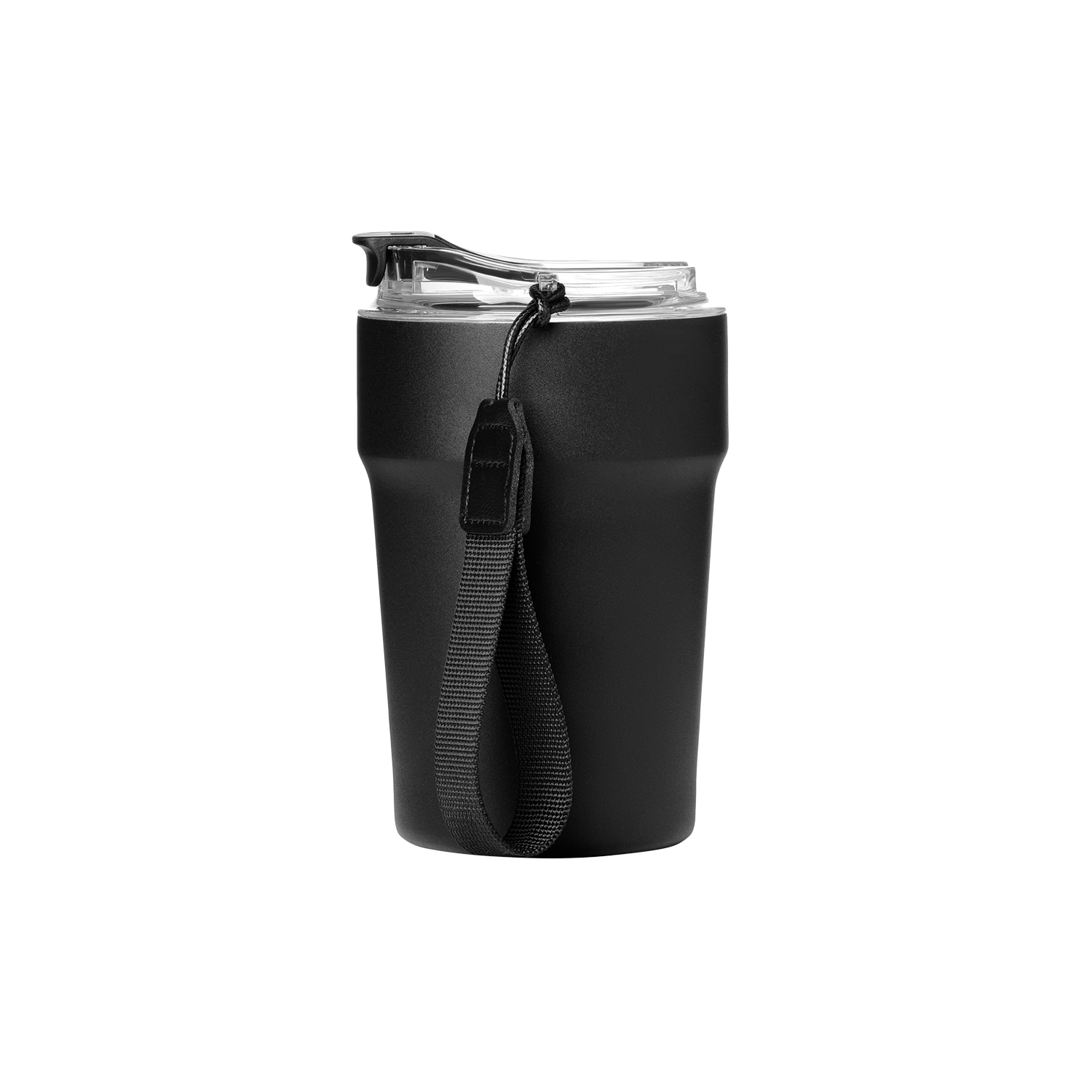 Термокружка вакуумная Монако, черная