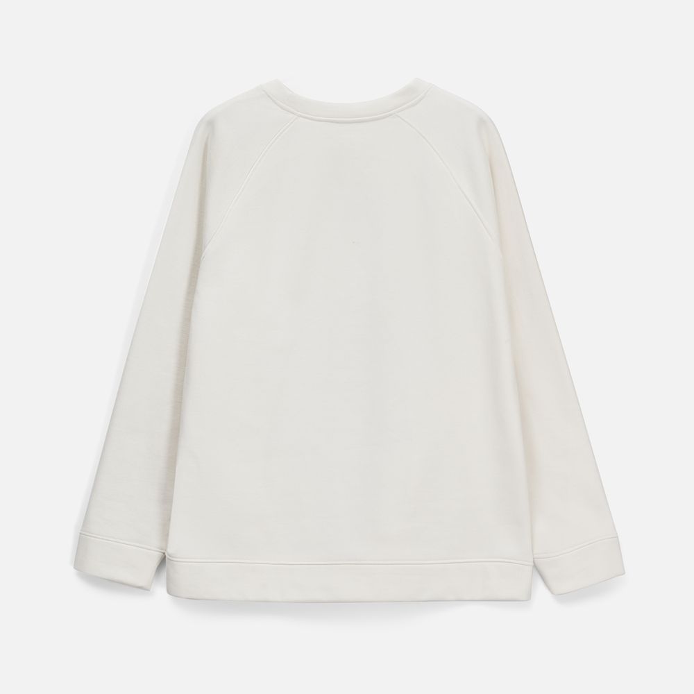 Свитшот унисекс S1, молочно-белый, размер XL/XXL