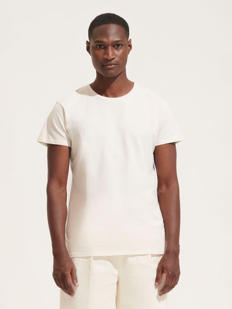 Футболка мужская Pioneer Men, серо-бежевая, размер 3XL