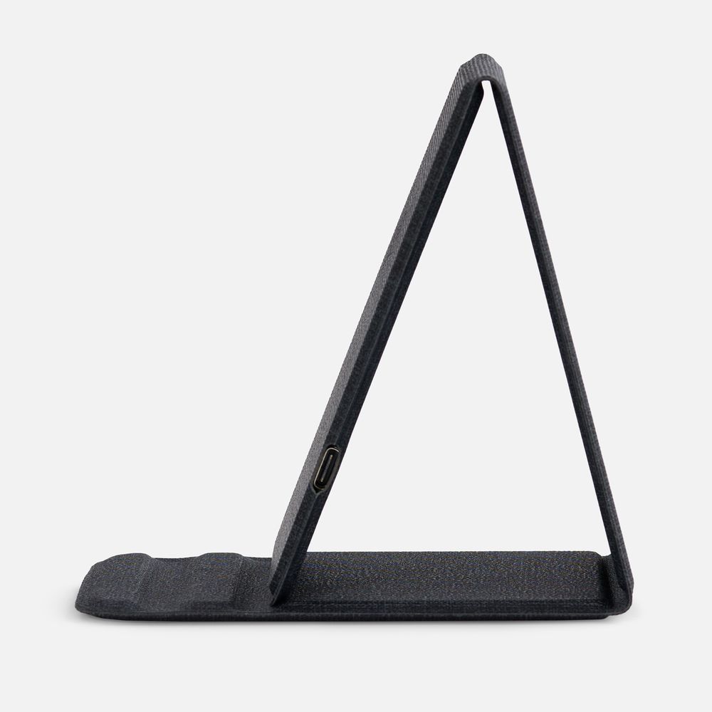 Подставка для смартфона с беспроводной зарядкой Kickstand фото на сайте Print Logo.