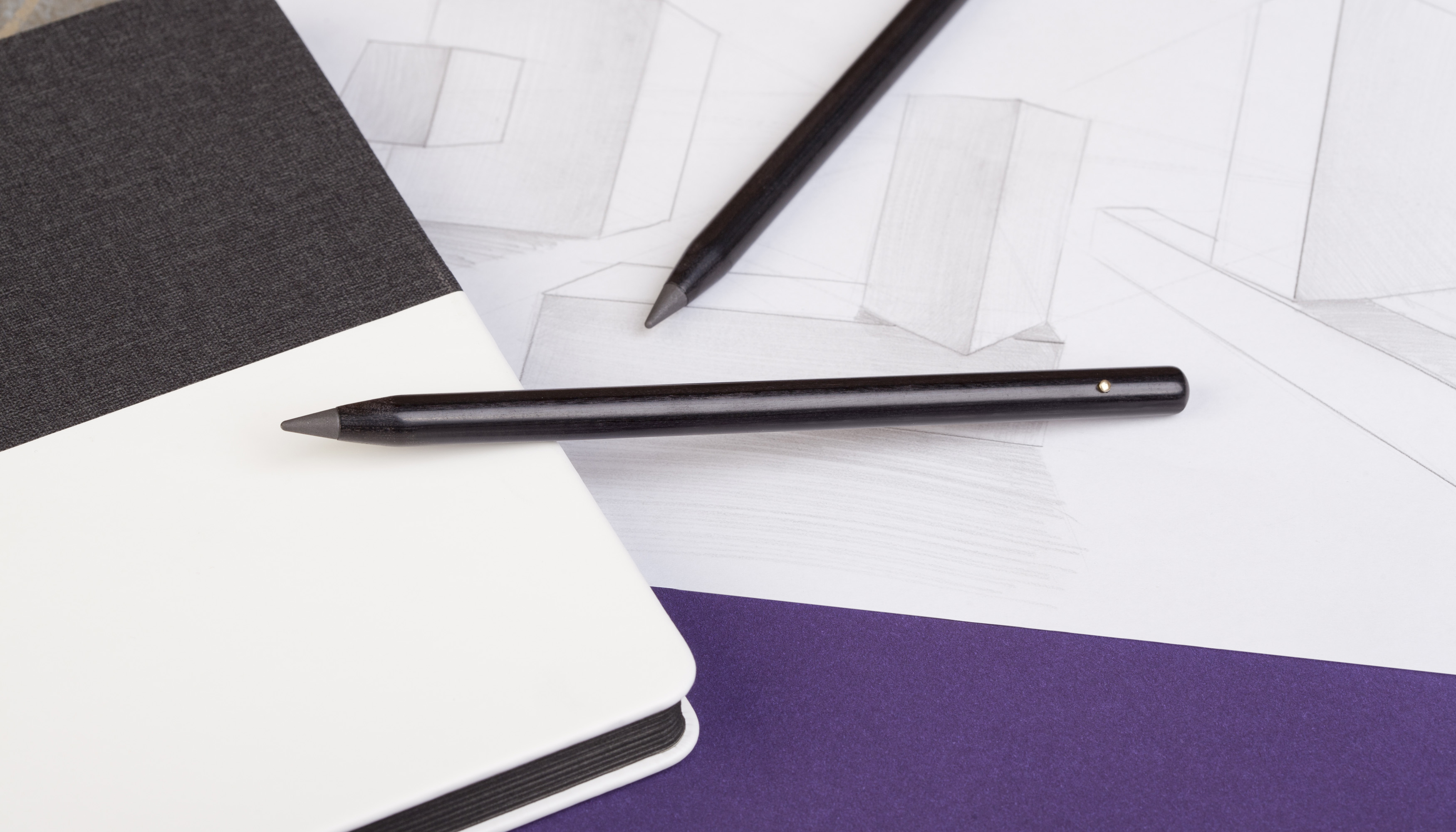 Вечный карандаш "Forever" в футляре, черный