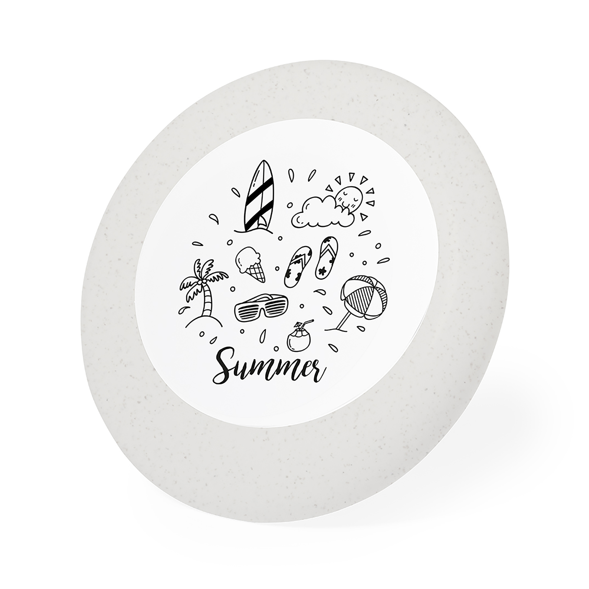 Фрисби-раскраска "Лето" фото на сайте Print Logo.