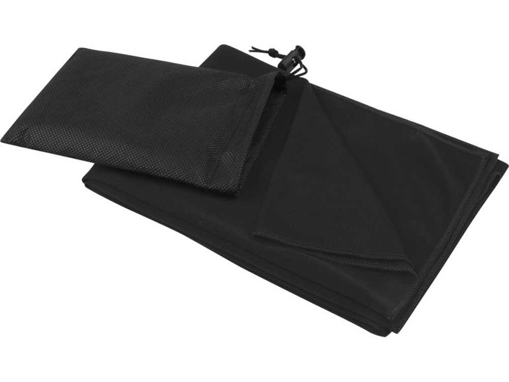 Полотенце спортивное Lucas из переработанного полиэстера, 50х100 см с логотипом  | Print Logo