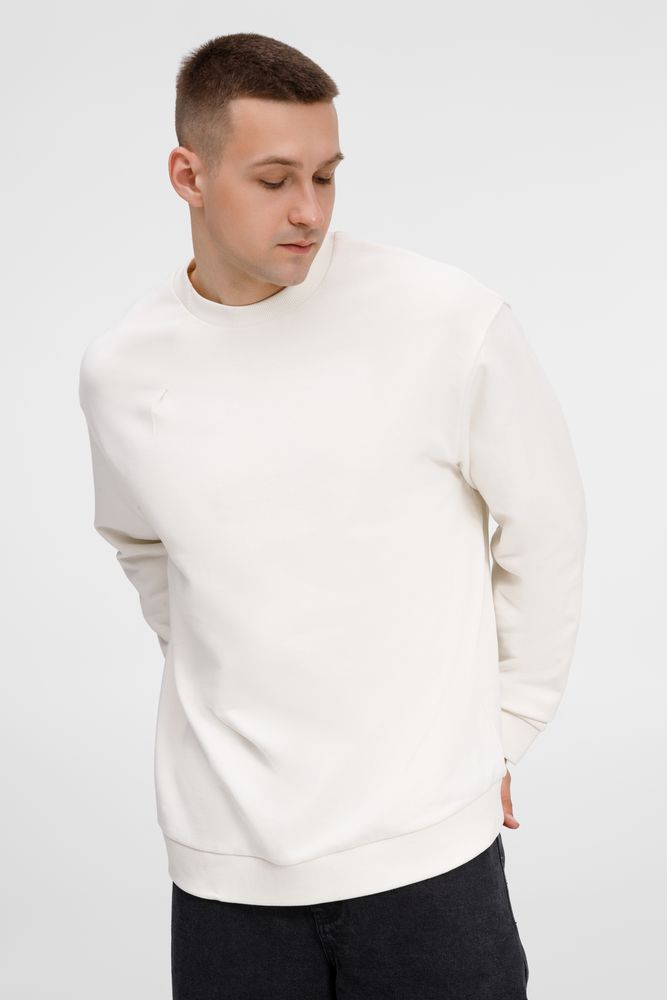 Свитшот унисекс Sinkopa, молочно-белый, размер XL/XXL