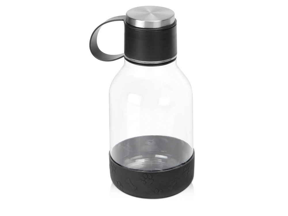 Бутылка для воды 2-в-1 Dog Bowl Bottle со съемной миской для питомцев, 1500 мл фото на сайте Print Logo.