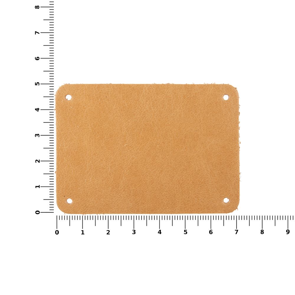 Лейбл кожаный Beta, XL фото в интернет-магазине Print Logo.