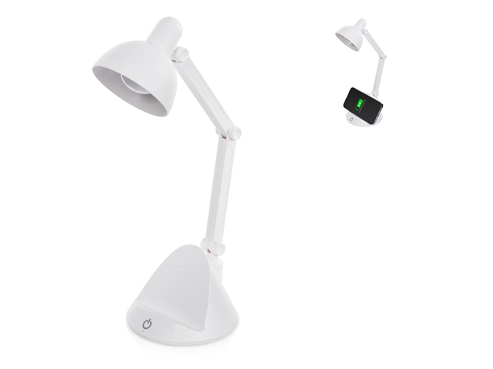 Настольный светильник с функцией беспроводной зарядки Bendy (Р)