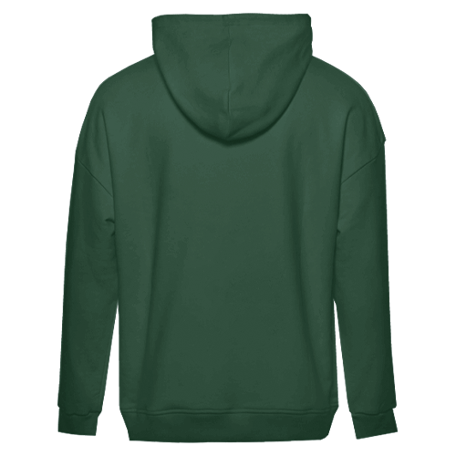 Худи унисекс STAN оверсайз футер без начёса 350, 66, Тёмно-зелёный,  (130)  (54/XXL)