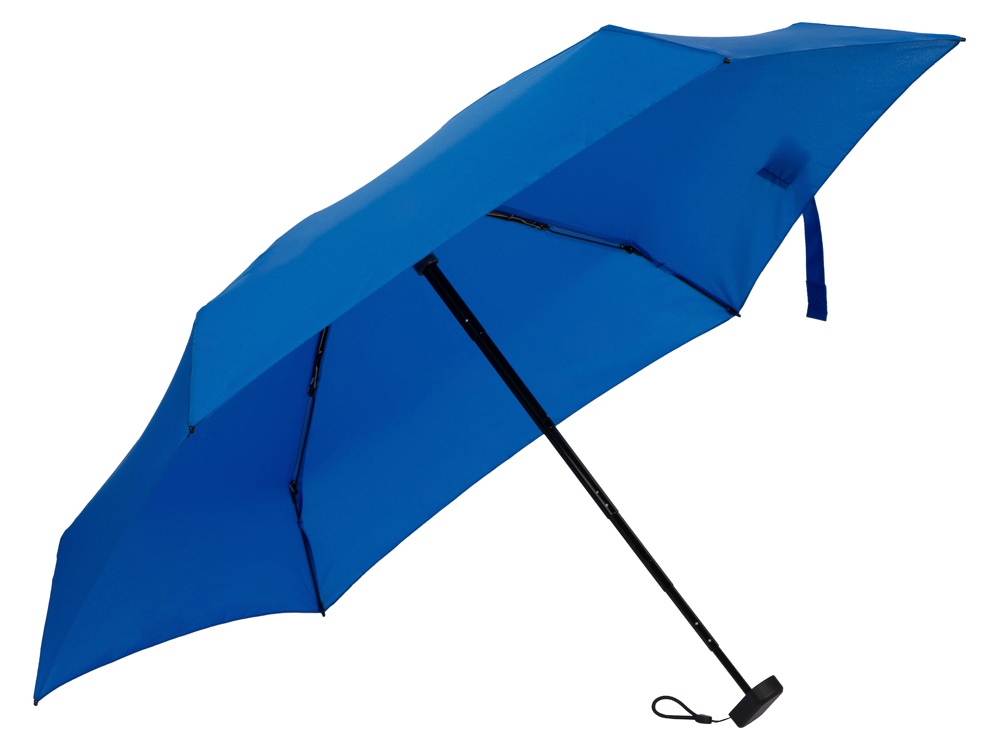 Складной cупер-компактный механический зонт Compactum, синий