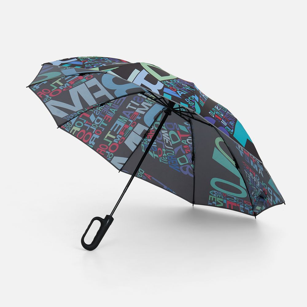 Зонт складной Skymate с запечаткой купола снаружи на заказ фото на сайте Print Logo.