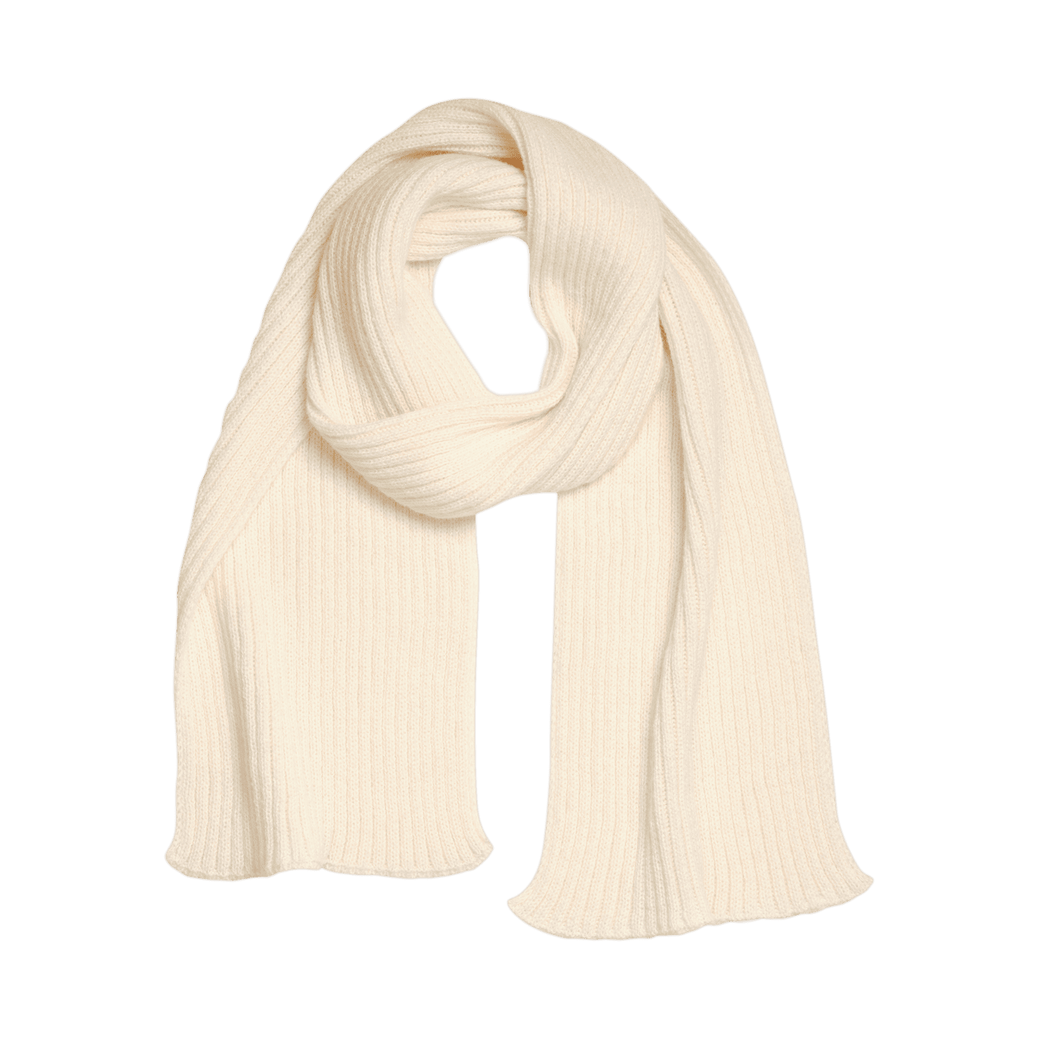 Шарф Форгес (Forges) вязаный, бежевый