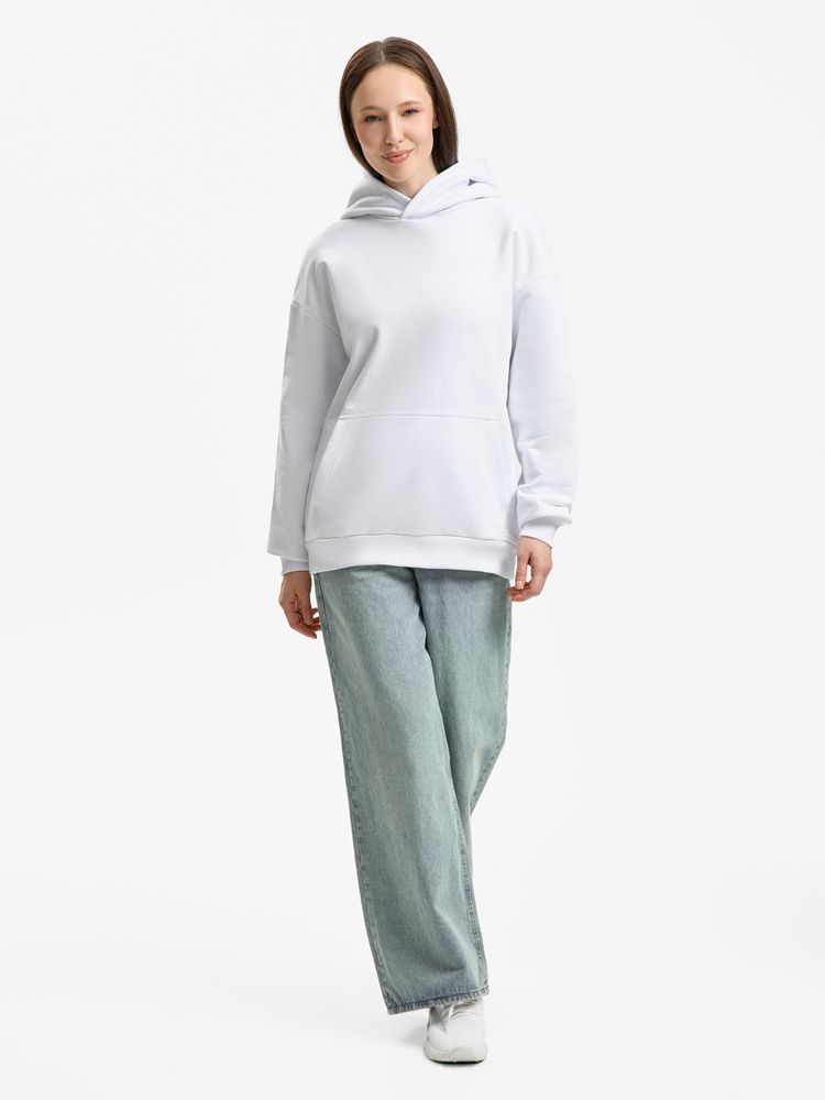 Худи унисекс оверсайз Daylero, белое, размер 3XL/4XL