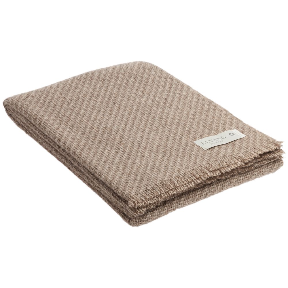 Плед Diagonal с логотипом Elvang | Print Logo