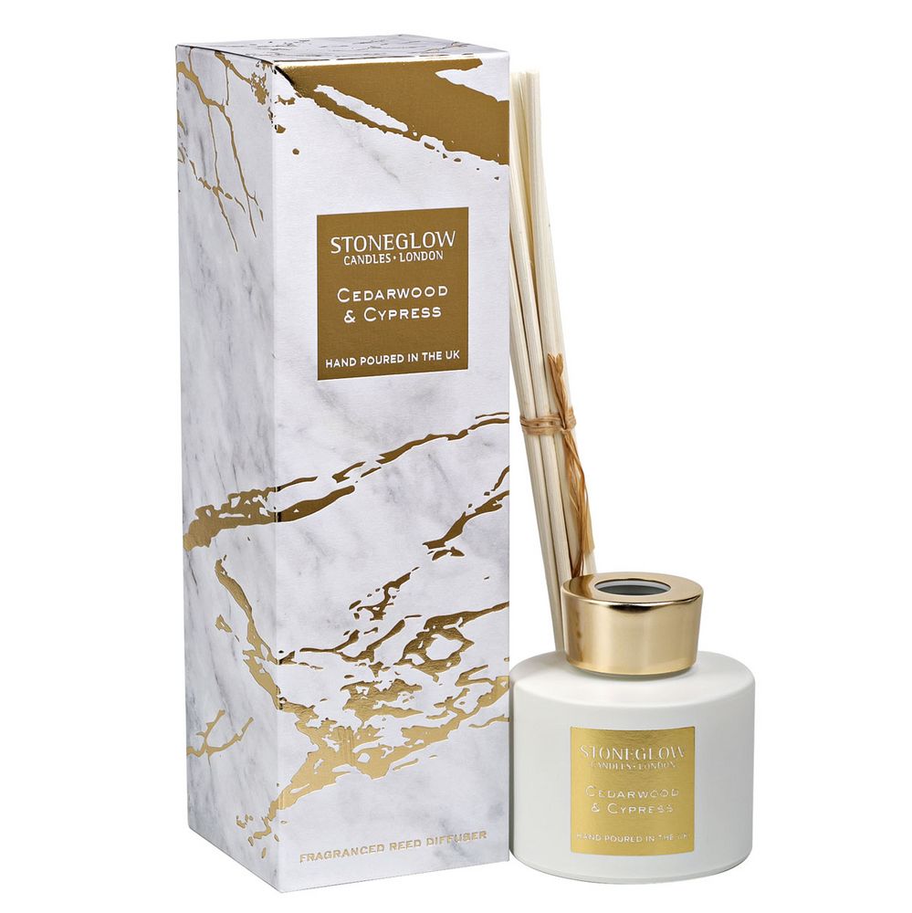 Диффузор Stoneglow Candles, древесина, кожа фото на сайте Print Logo.