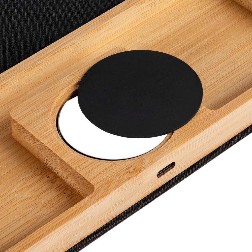 Настольный органайзер Midstream с зарядкой и ковриком для мыши фото на сайте Print Logo.