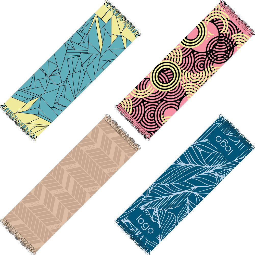 Палантин с бахромой на заказ Rinn Fint и подарки фото на сайте Print logo.