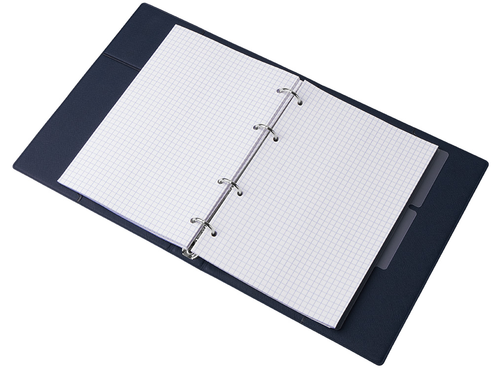 Блокнот на кольцах Favor, темно-синий