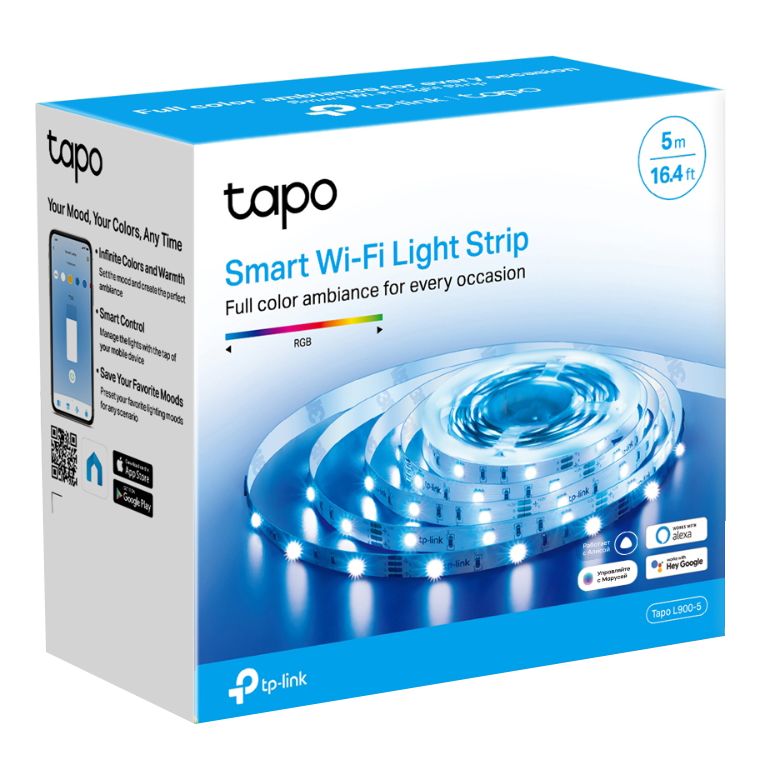 Умная светодиодная лента Tapo L900-5 фото на сайте Print Logo.