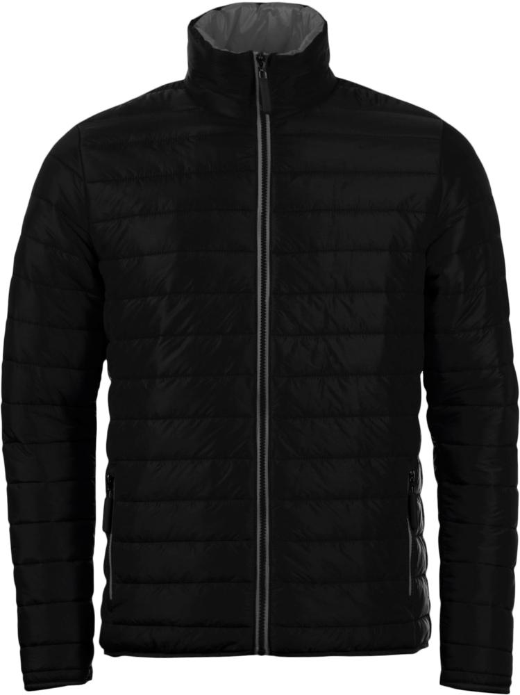 Пуховик легкий мужской Ride Men темно-синий с логотипом Sol's | Print Logo