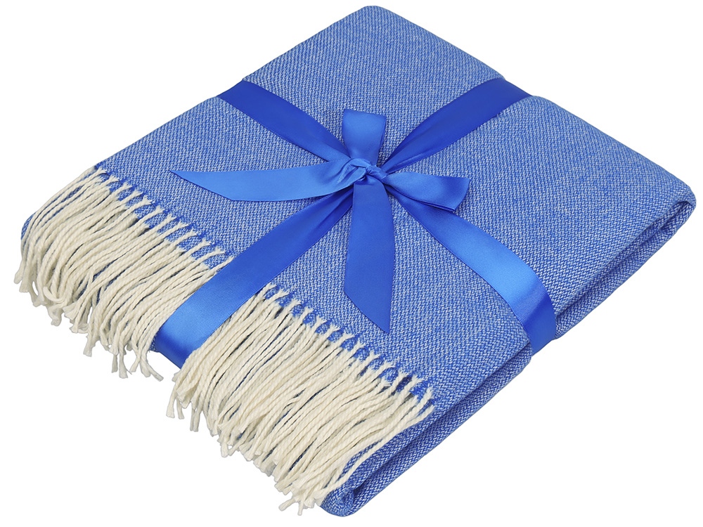 Акриловый плед Dapple 160x210 см, синий