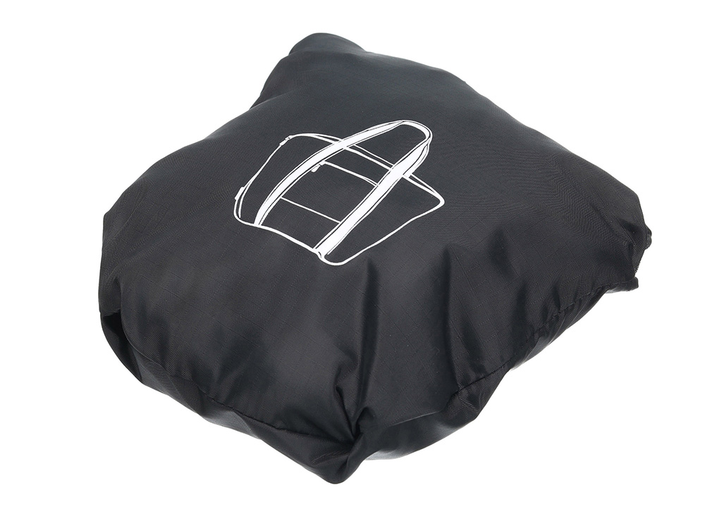 Сумка складная TORBER, черный, полиэстер, 48x33x12 см