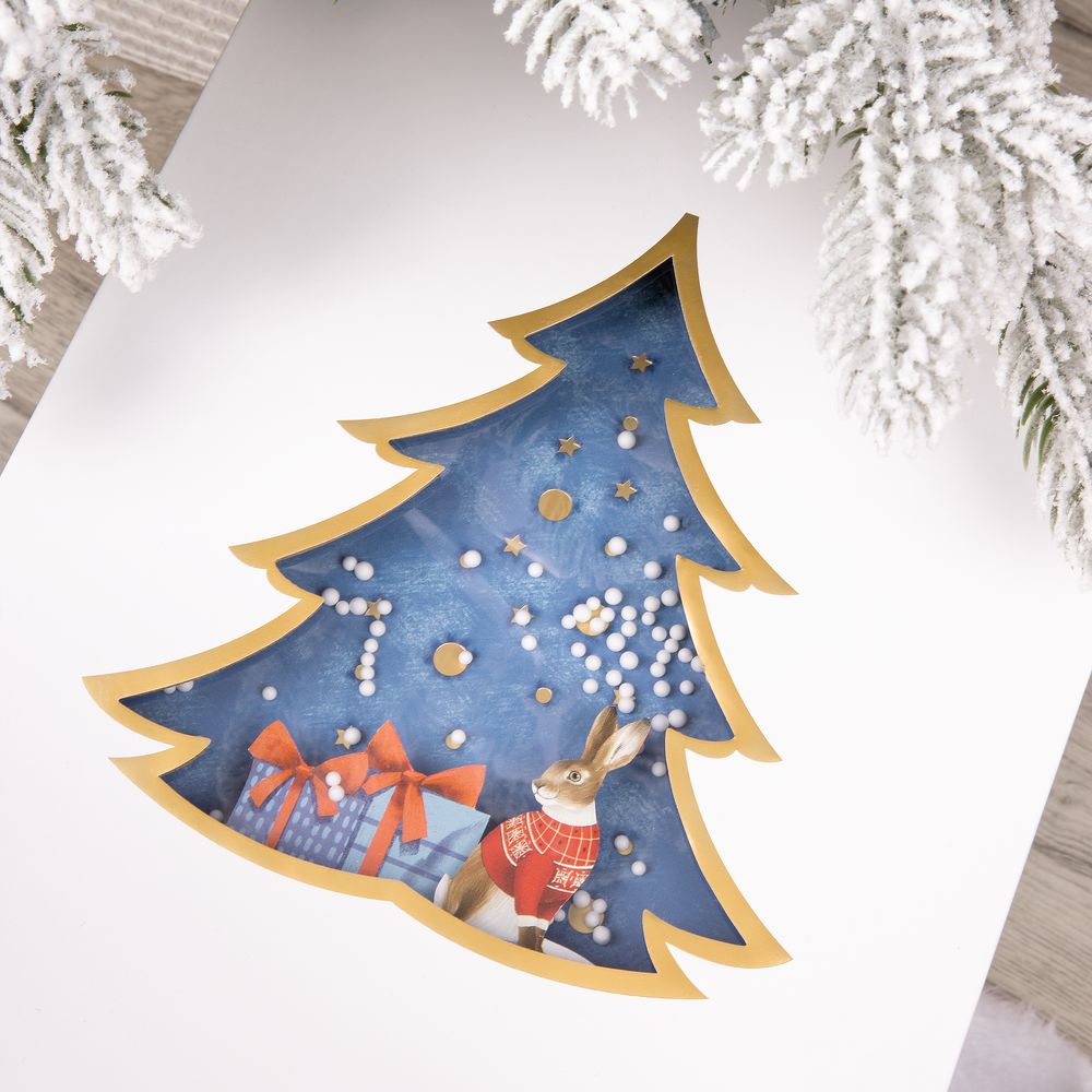 Коробка Christmas Tree — пример нанесения логотипа () | Print Logo