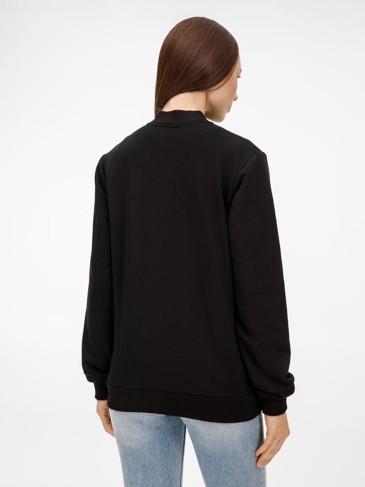 Бомбер унисекс Townie, черный, размер M