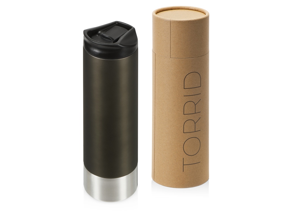 Герметичная термокружка c двойными стенками и медным слоем  Torrid, 470 мл с логотипом Waterline | Print Logo