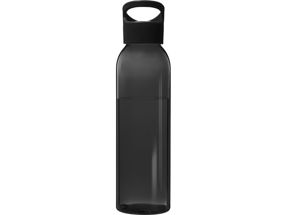 Бутылка для воды Sky из переработанной пластмассы объемом 650 мл - Черный
