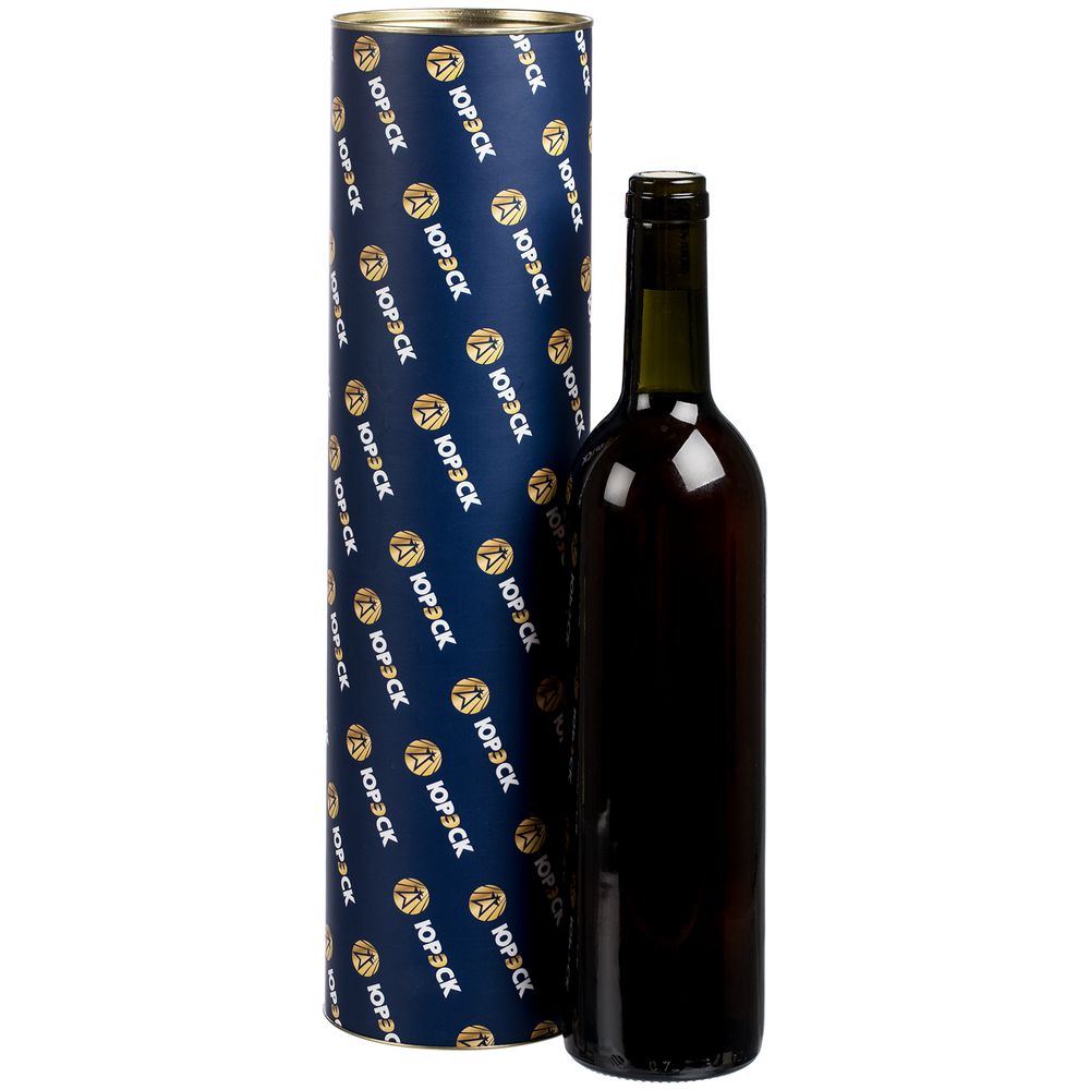 Тубус с полноцветной печатью Vinum на заказ — пример нанесения логотипа (сделано в России) | Print Logo