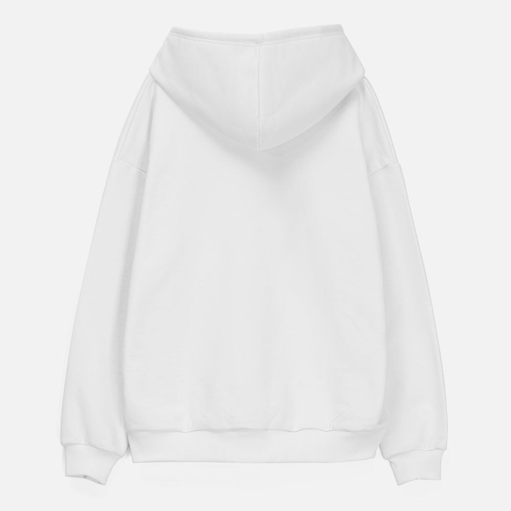 Толстовка унисекс оверсайз Sartoro, белая, размер 3XL/4XL