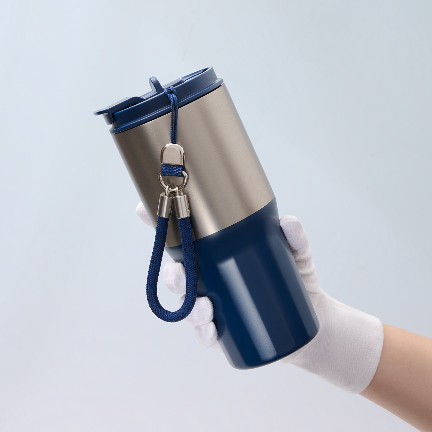 Термокружка вакуумная Авеню (Avenue), синяя