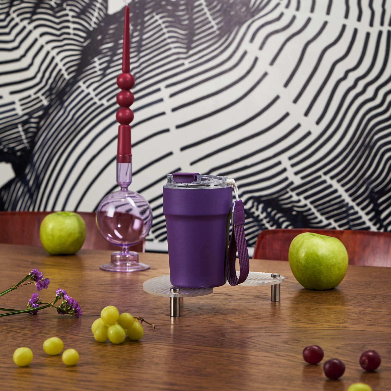 Термокружка вакуумная Монако, фиолетовая