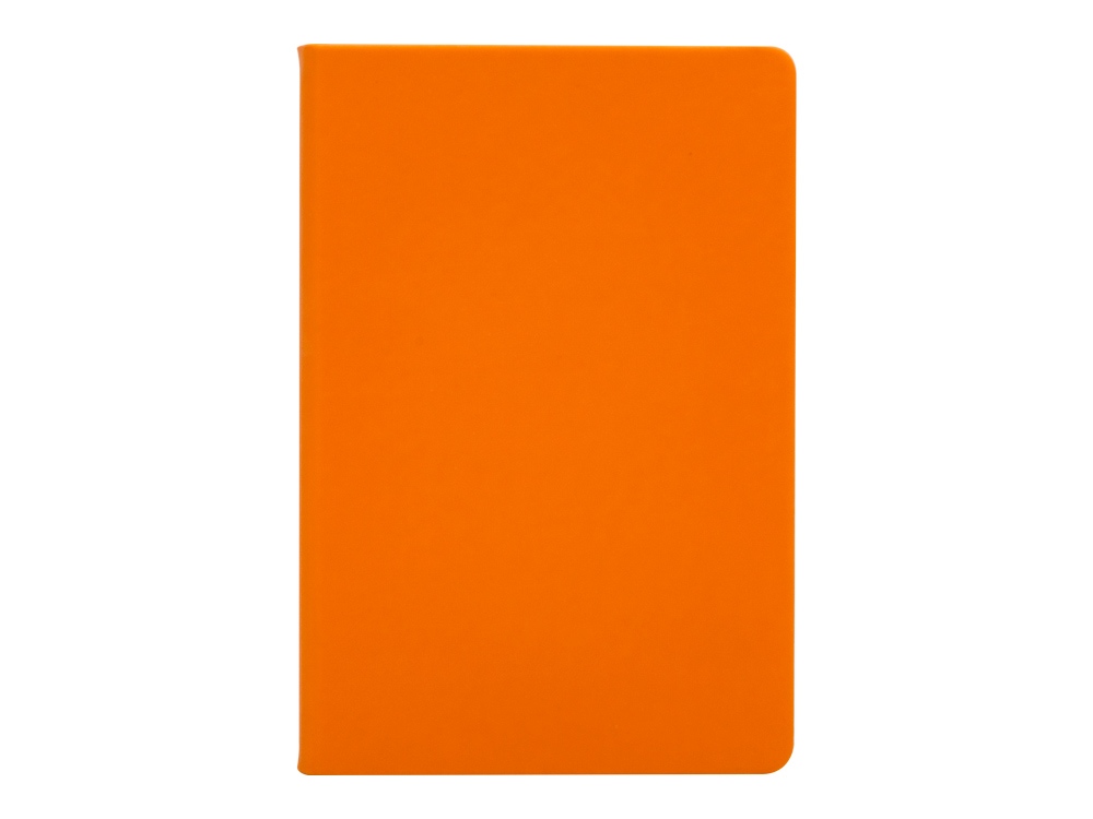 Бизнес-блокнот С3 софт-тач с магнитом, твердая обложка, 128 листов, оранжевый