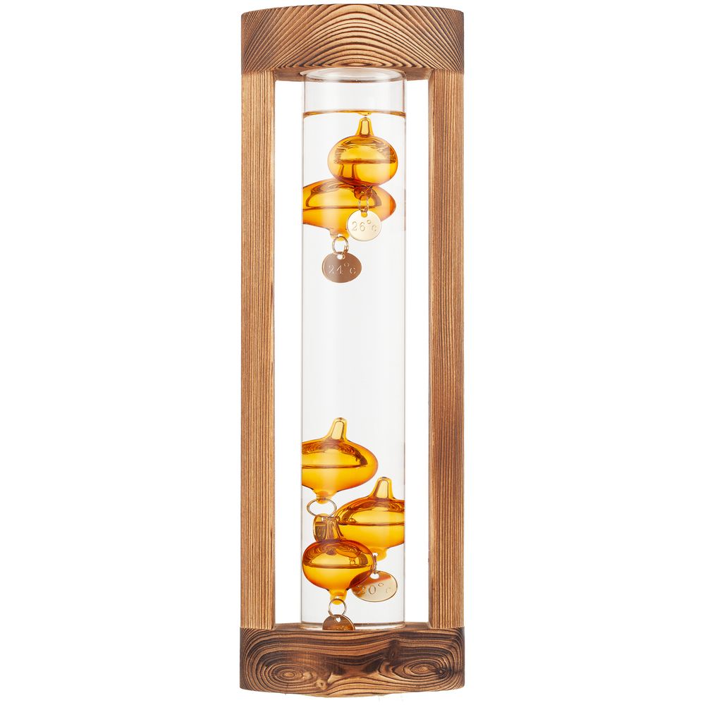 Термометр «Галилео» в деревянном корпусе фото на сайте Print Logo.