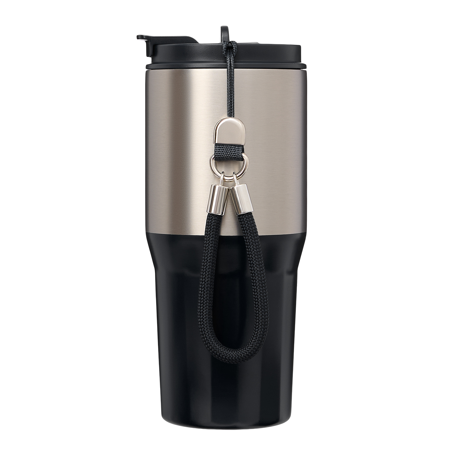 Термокружка вакуумная Avenue, серая — пример нанесения логотипа (Portobello Термокружки) | Print Logo