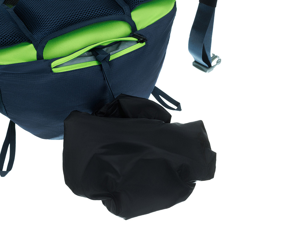 Туристический рюкзак TORBER КЕМПИНГ, синий/салатовый, полиэстер, 36 х 54 х 16 см