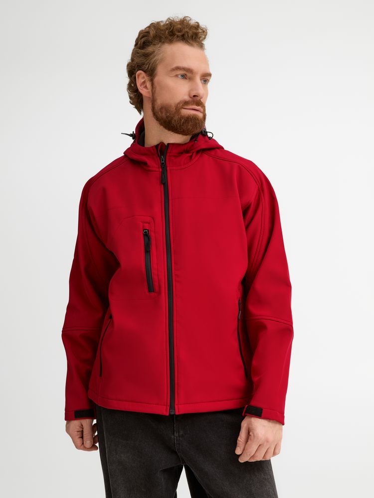 Куртка мужская с капюшоном Replay Men красная, размер XXL