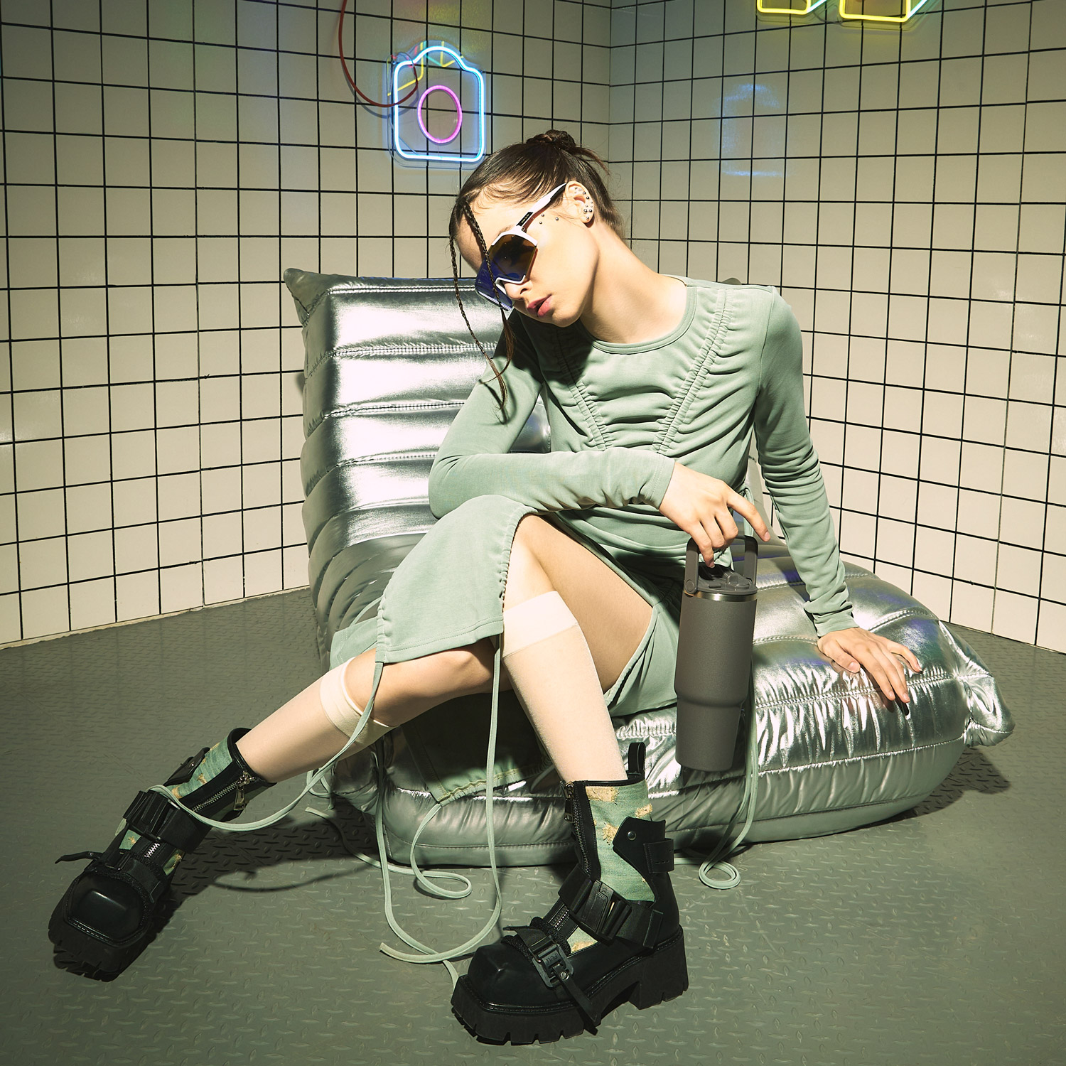 Термокружка вакуумная Монтана (Montana), серая