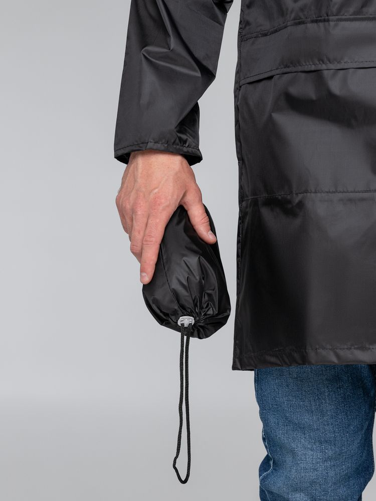 Дождевик с карманами «Мантия величия», черный, размер XL