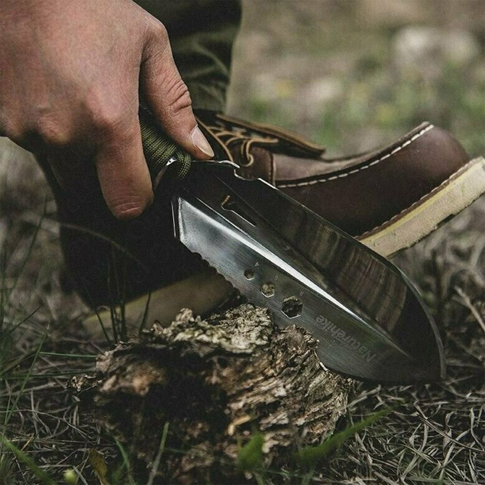 Многофункциональная ручная лопата Hike and Dig фото на сайте  Print Logo.