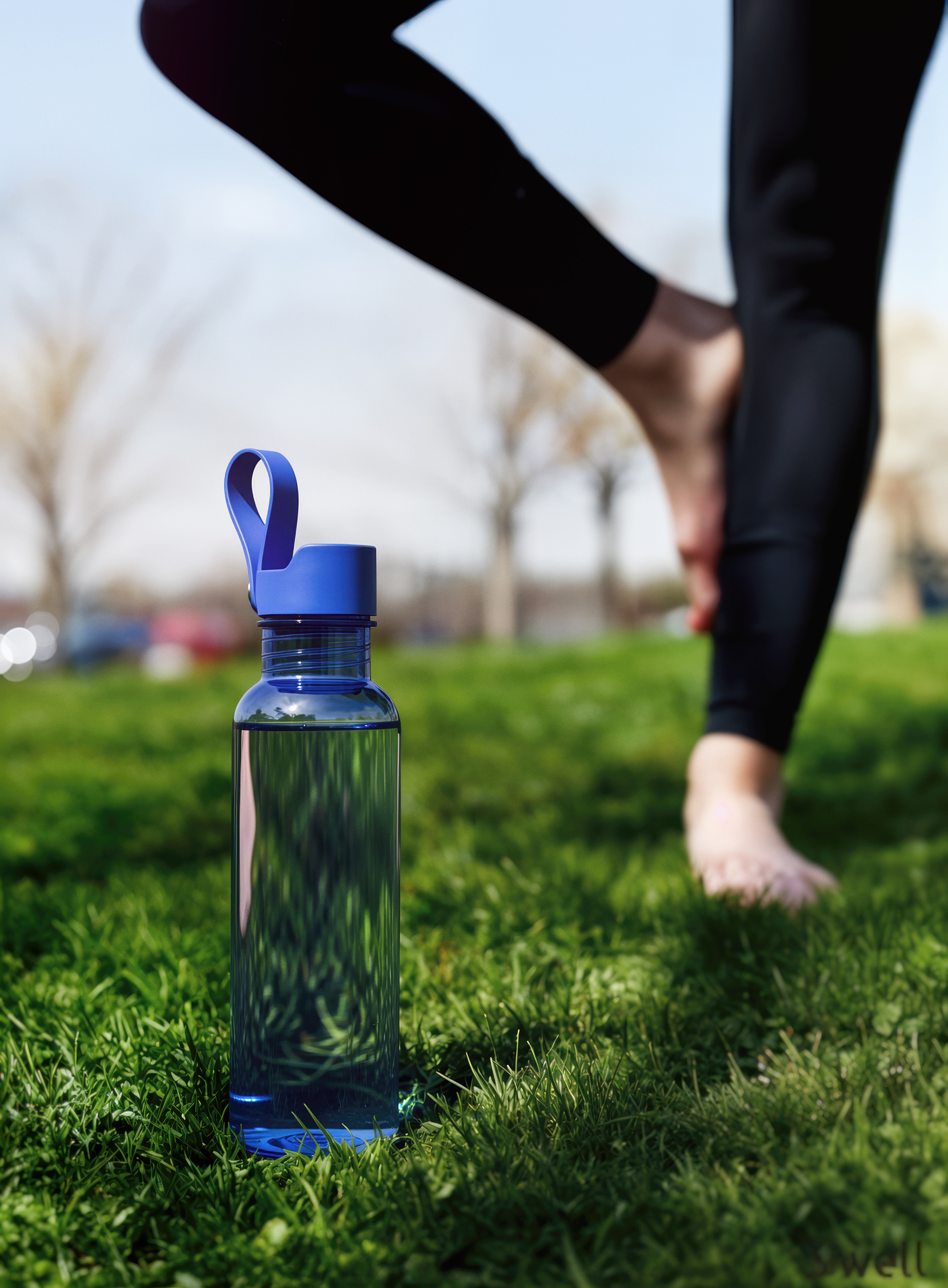 Бутылка для воды "Ариэль" 600 мл, синий