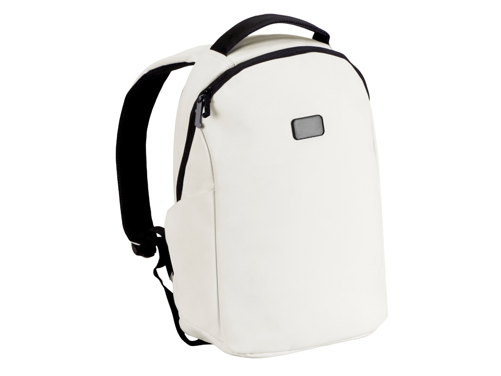 Рюкзак Sofit для ноутбука из экокожи, молочный (Р)