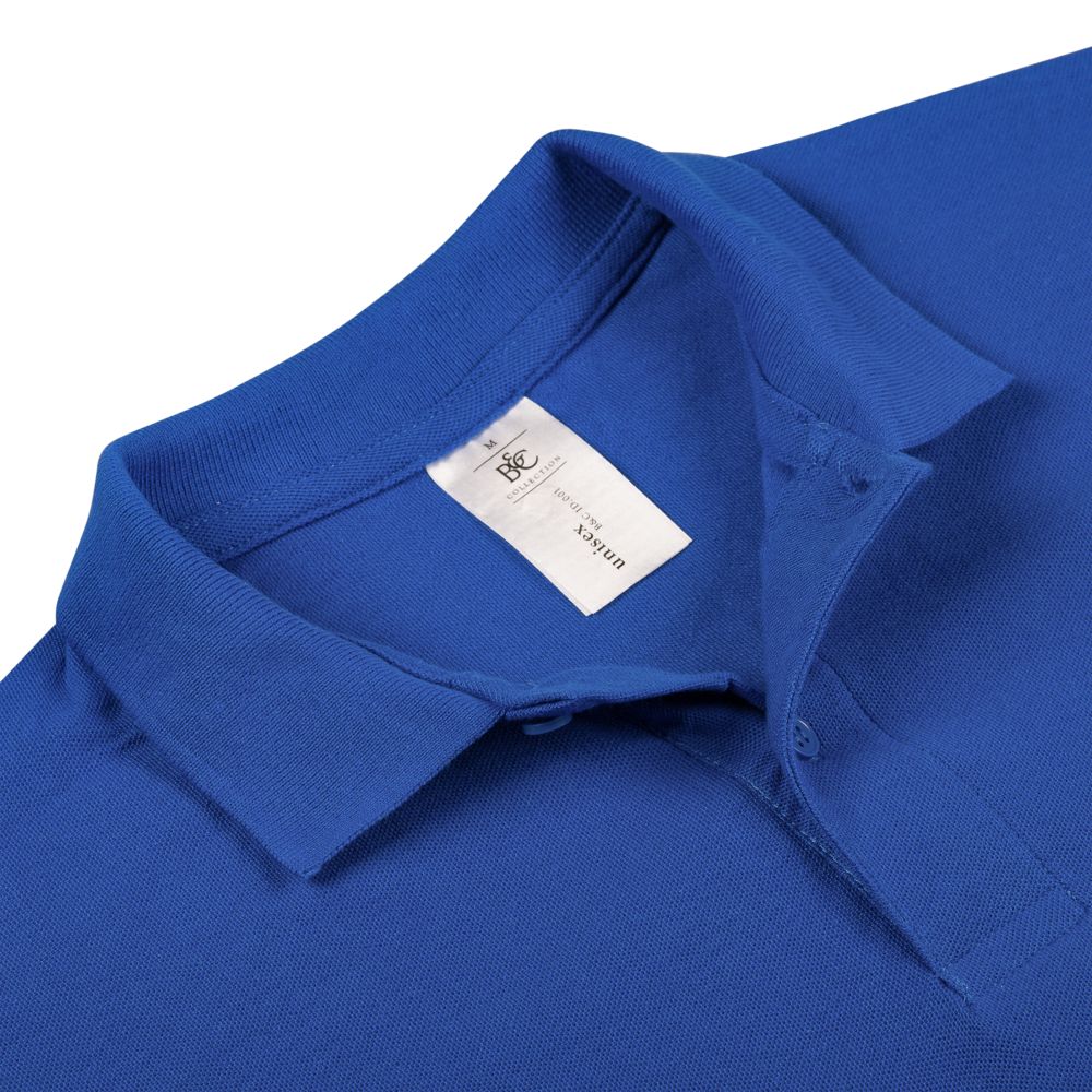 Рубашка поло ID.001 ярко-синяя, размер M