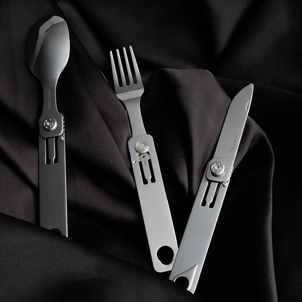 Набор походных столовых приборов C1 фото на сайте Print Logo.