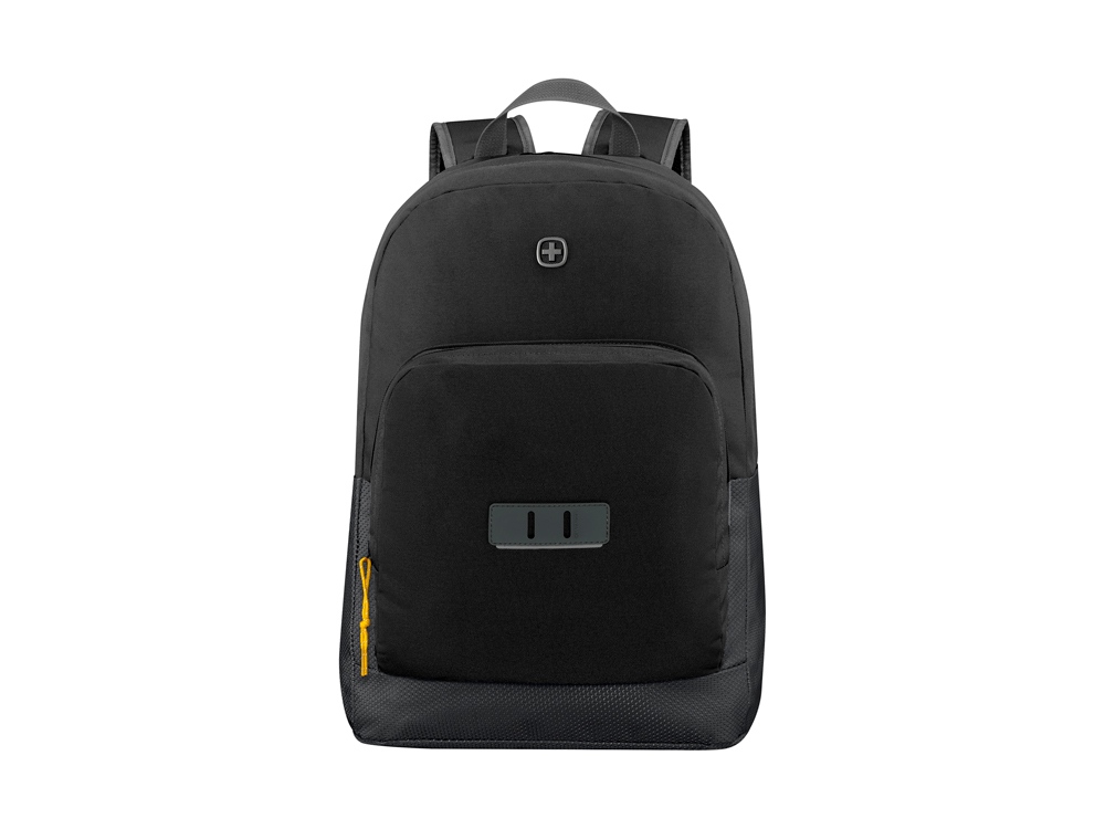 Рюкзак WENGER NEXT 23 Crango 16, чёрный, переработанный ПЭТ, 33х22х46 см, 25л