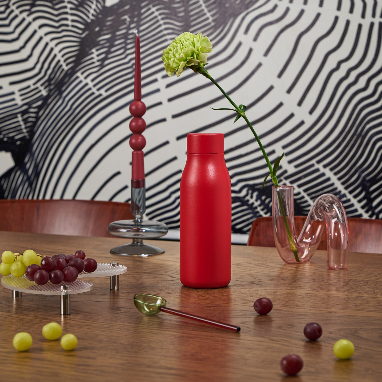 Термобутылка вакуумная герметичная Севилла, красная