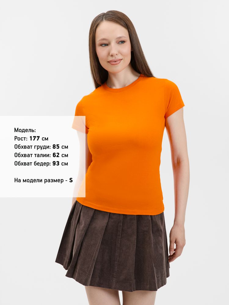 Футболка женская Imperial women 190 оранжевая, размер XXL